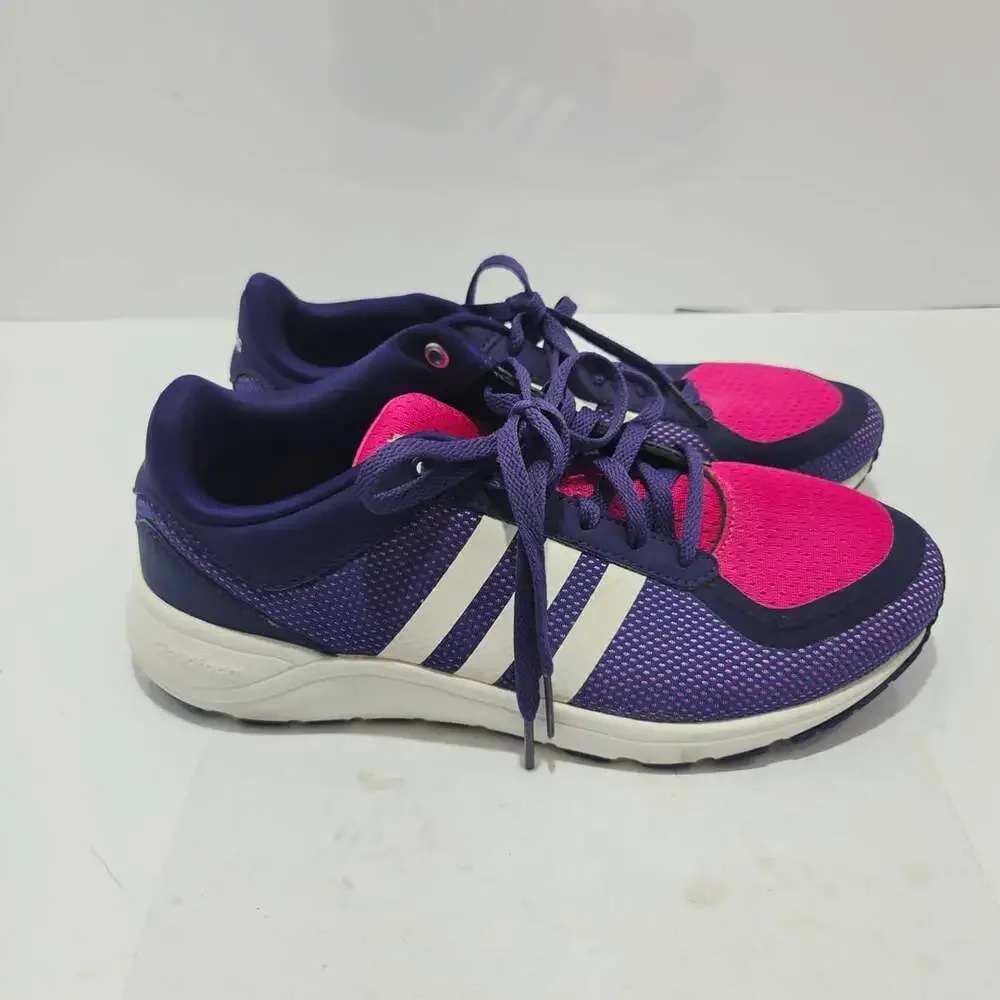 Adidas Cloudfoam Purple and Pink Women's Running Shoes Sneakers AW5151 Size 6